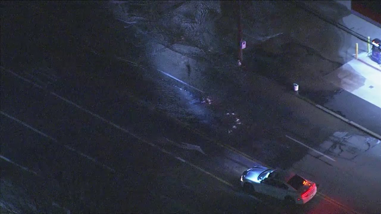Water Main Break Causing Icy Roadways, Traffic Problems In Montgomery County