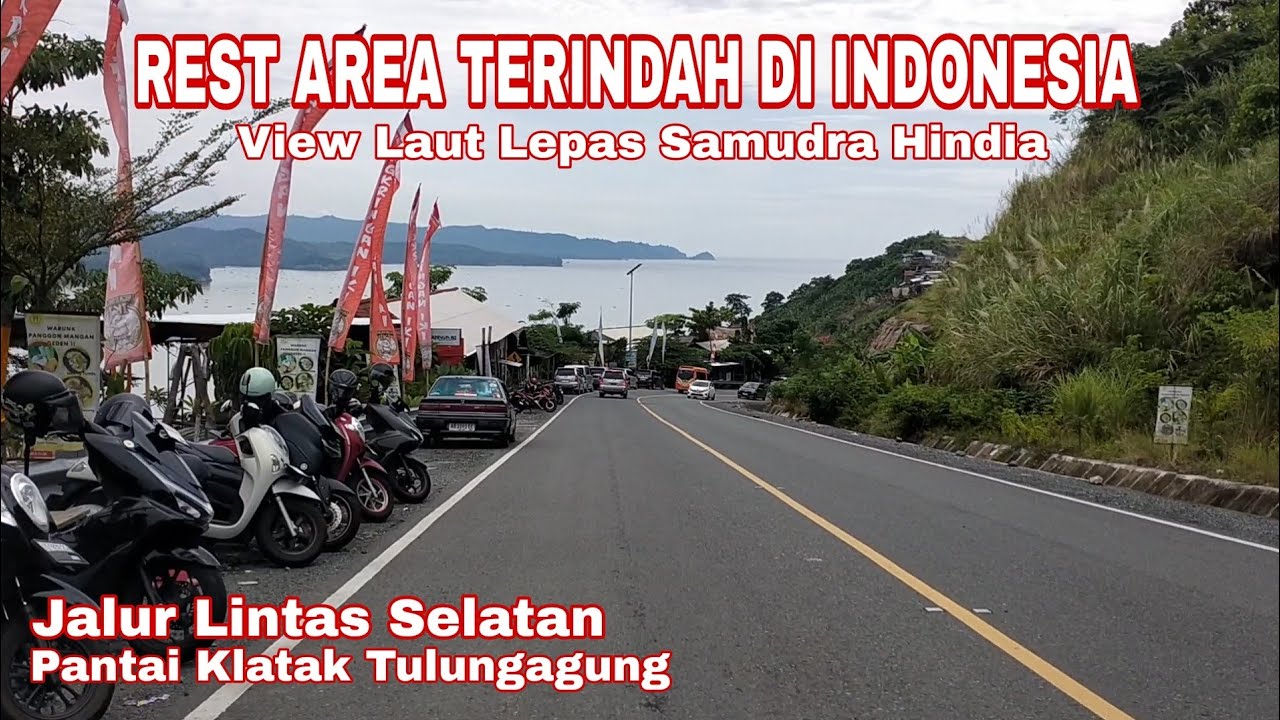 Rest Area Terindah di Jls Tulungagung view nya Tidak kalah Dengan Pantai Gayasan Blitar 