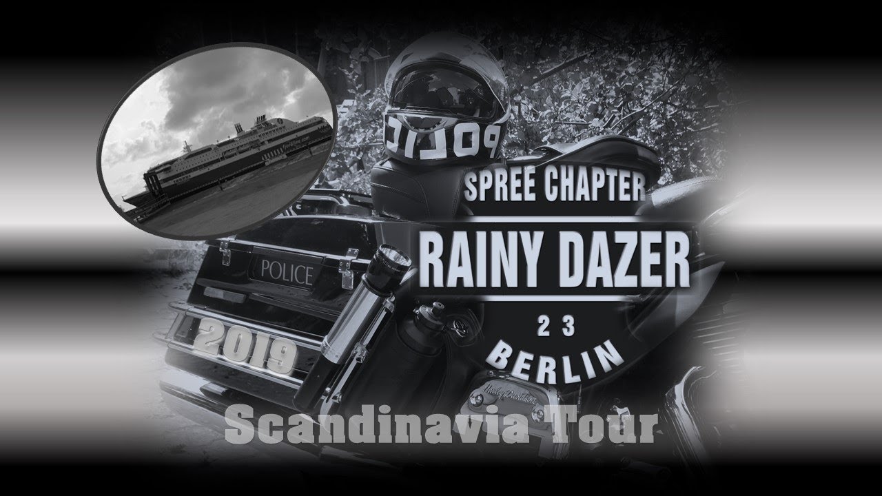 Spree Chapter Berlin 2019   3 Harleys auf Skandinavien Tour