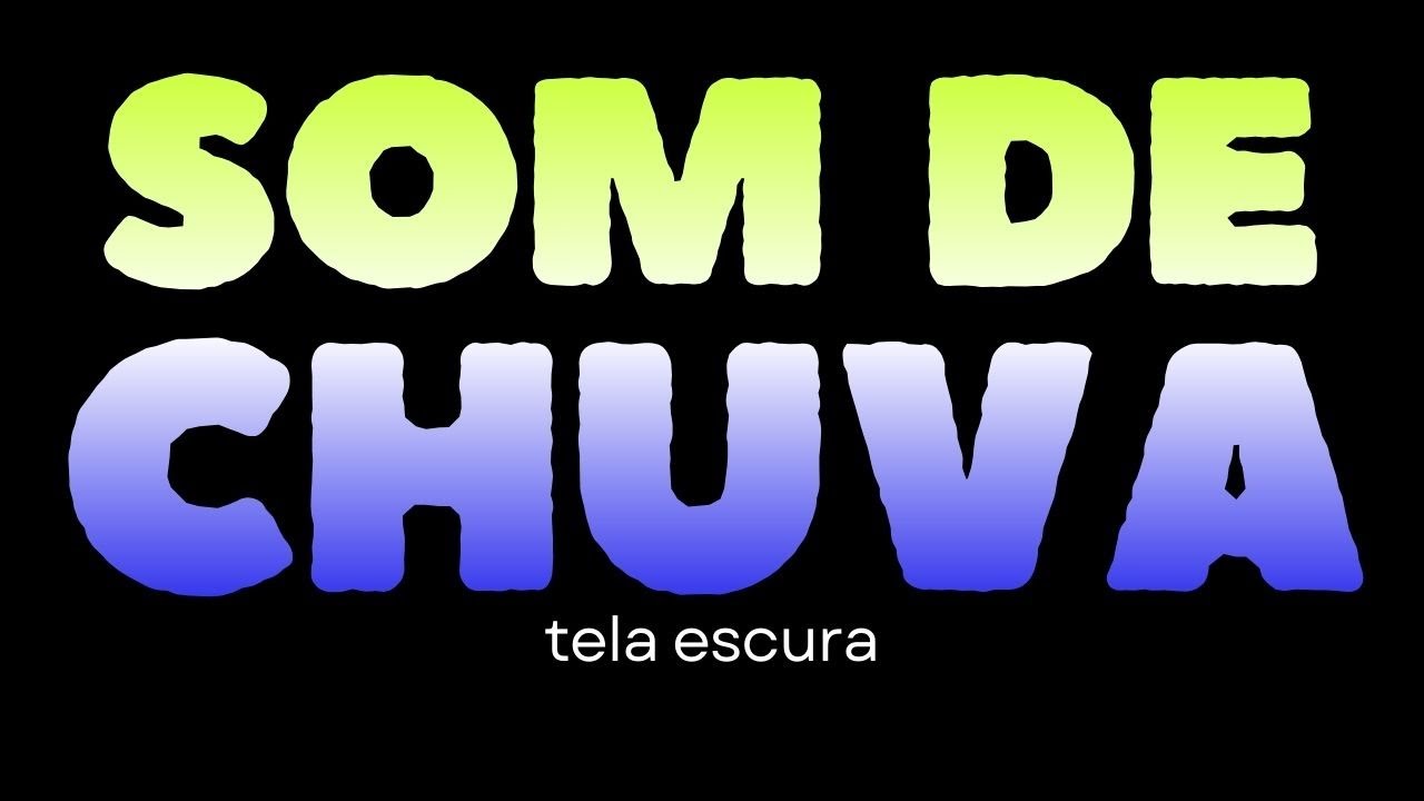 CHUVA PARA DORMIR suave real - som de chuva para relaxar estudar - ASMR  REAL RAIN SOUNDS
