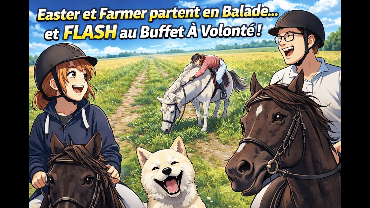 🌞 Balade ensoleillée en campagne picarde avec Easter, Farmer… et Flash en mode buffet à volonté !