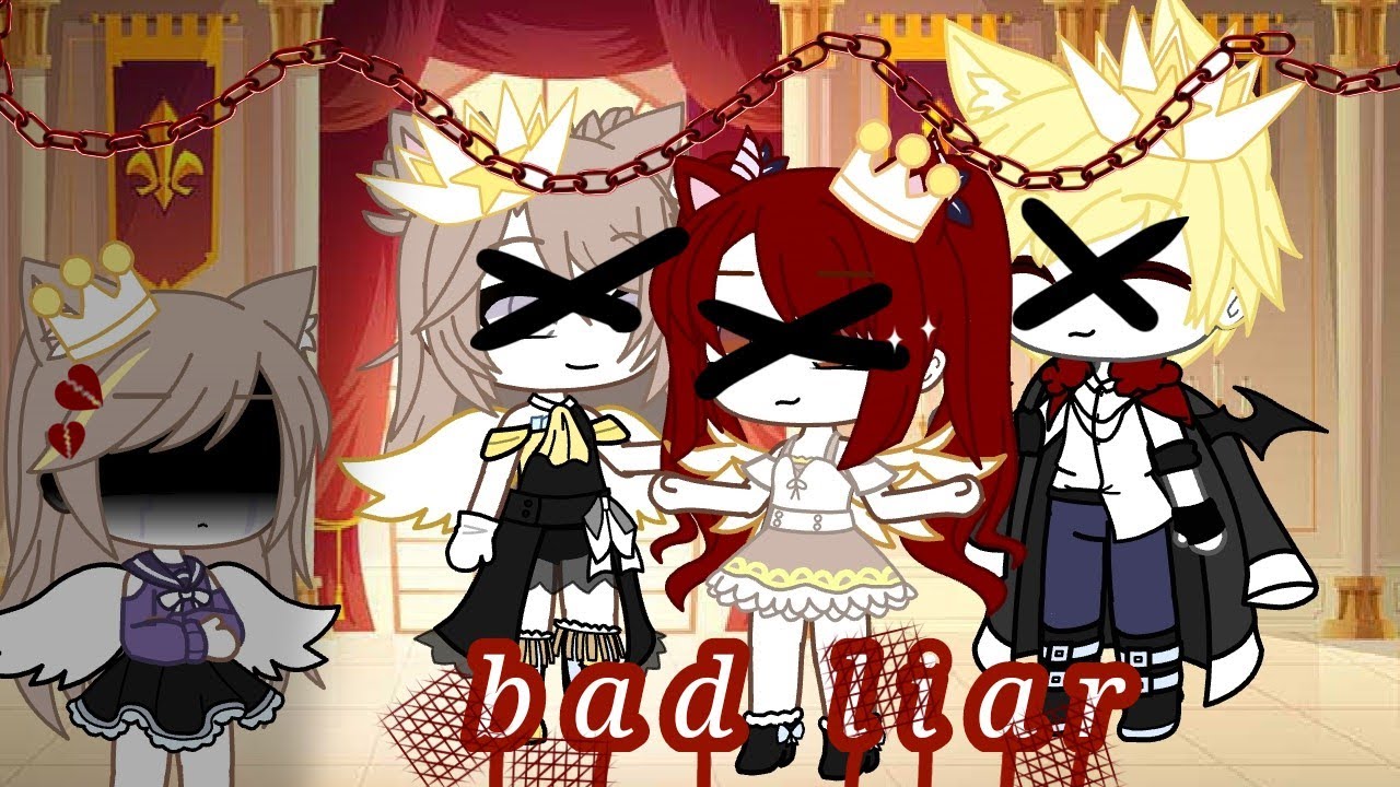 Bad liar:) ||gacha club|| sad ending (Tʖ̯T) ~ desk