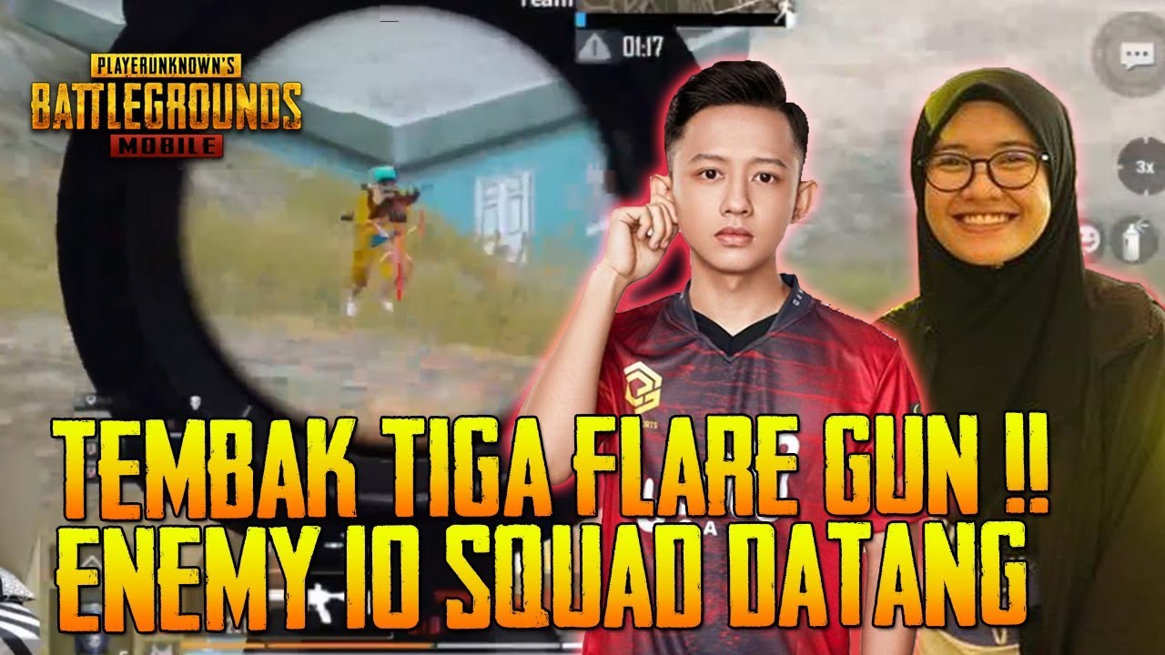 Jumper Ft. Mija Tembak 3 Flare Enemy 10 Squad Datang | Jumper Gameplay | PUBG Mobile