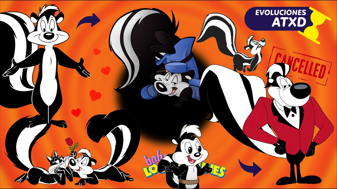 Evolución de Pepe Le Pew (1945 - 2021) | ATXD ⏳