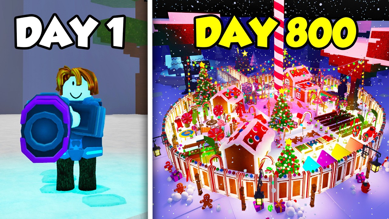800 Days to build Christmas base in North Pole