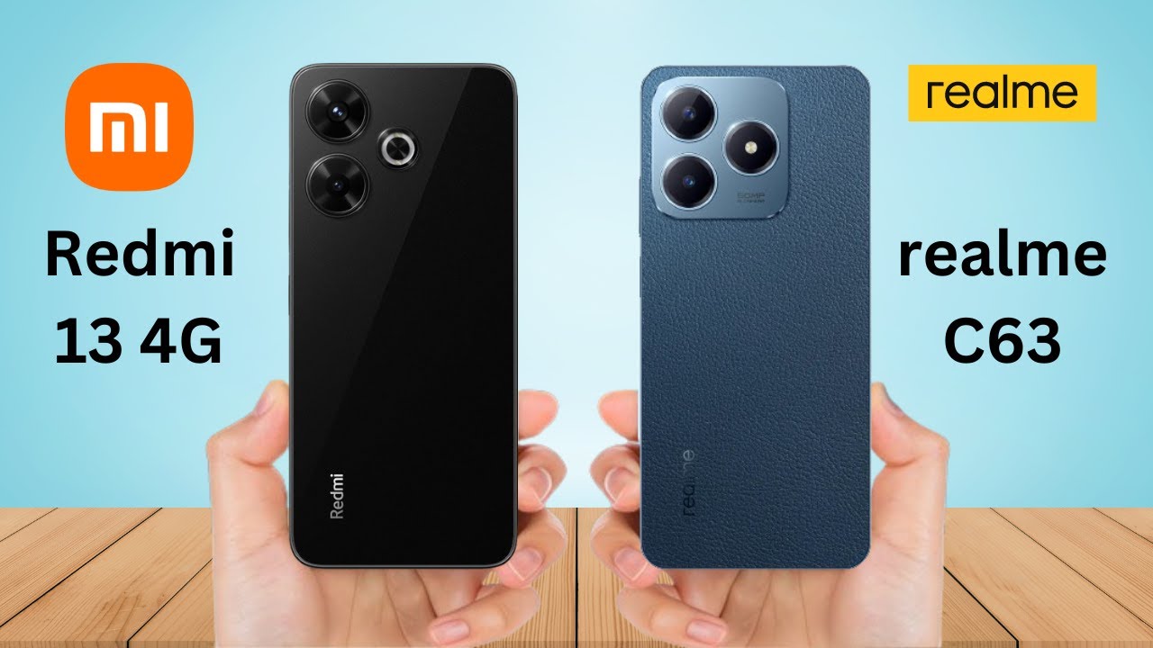 Realme C63 vs Redmi 13 4G | Differences!