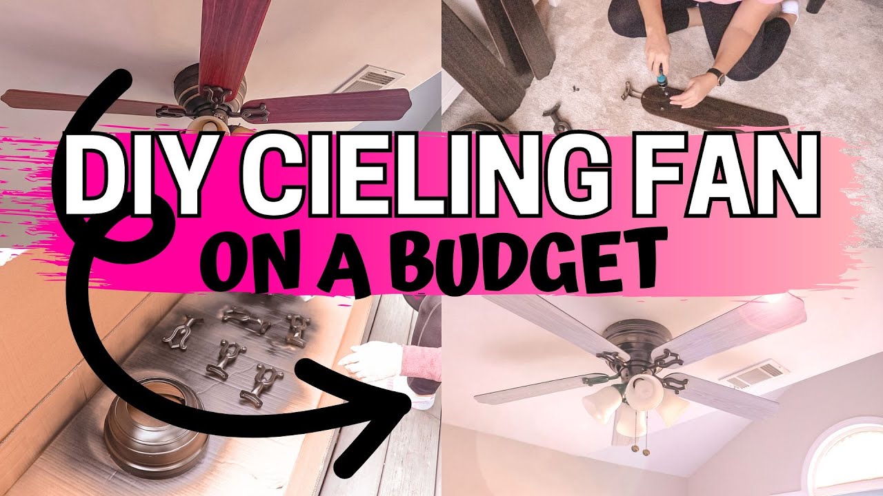 DIY Ceiling Fan Update | Budget Makeover