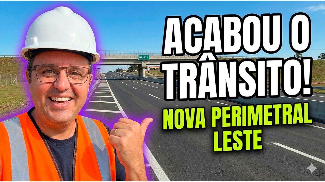 🚨 ACABOU O INFERNO! Nova Perimetral  vai mudar TUDO em Foz do Iguaçu! e mercado barrageiro