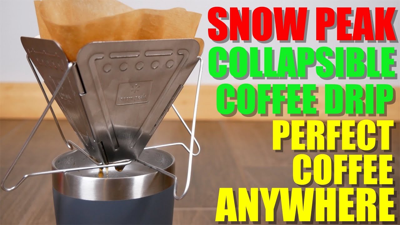 Складная капельная кофеварка Snow Peak - простая кофеварка для любого случая.