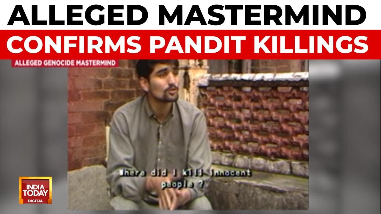 Archived Interview: Alleged Mastermind On Kashmiri Pandit Killings, Following Orders | India Today