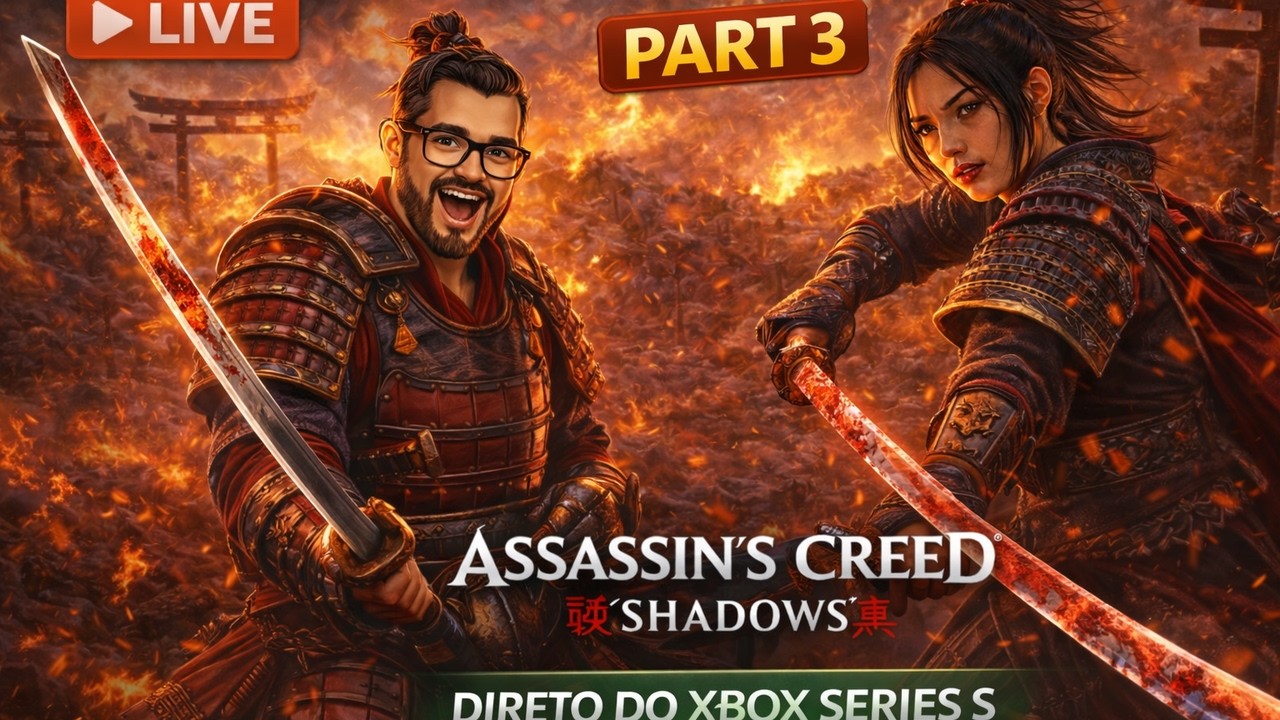 Continuando a campanha de Assassin's Creed Shadowns direto do Xbox Series S PART 3