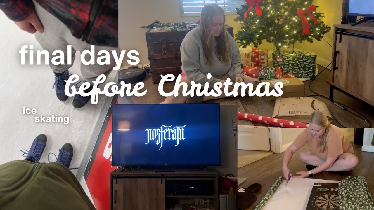 the last few days before Christmas 🎄shopping, wrapping SO many gifts & watching Nosferatu