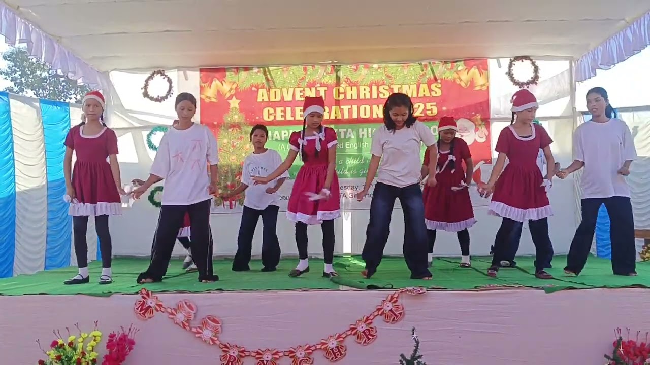 Bosti jabo dance by Students at Khaphang kta High School Advent Christmas 2025