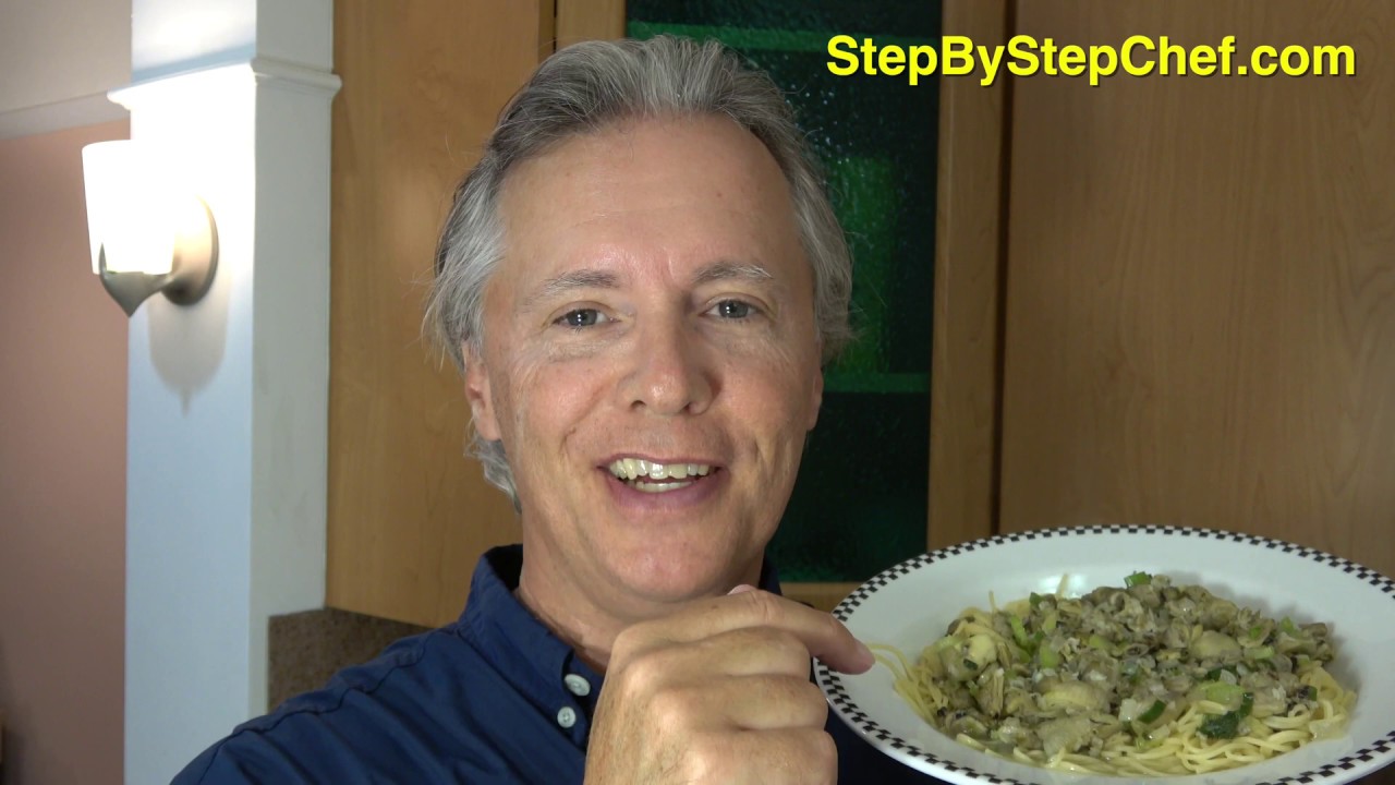 Easy Clams with White Pasta Sauce Recipe