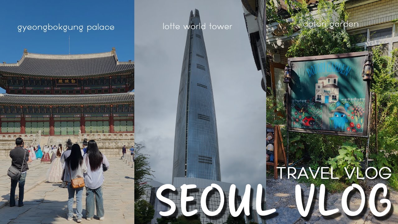 Korea Diaries (2024) Ep. 3 | Gyeongbokgung Palace, Crossing Han River, Cute&Cozy Dotori Garden Cafe