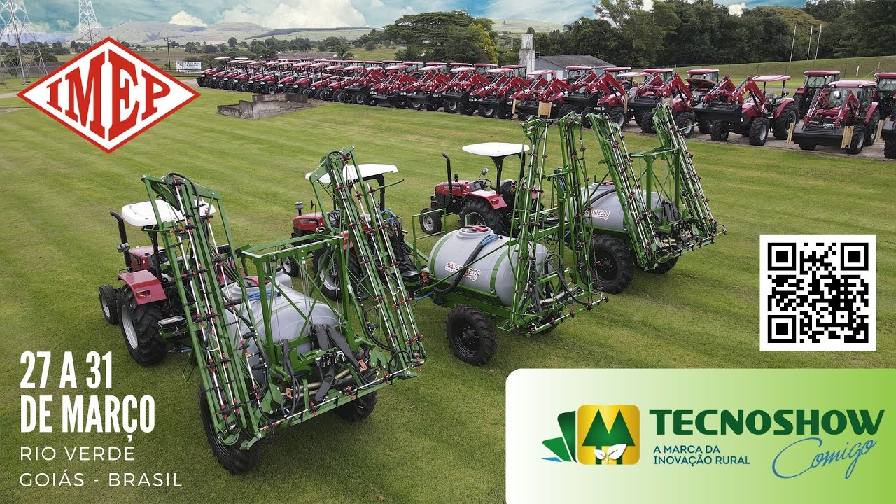 TECNOSHOW 2023 - IMEP - VISITE NOSSO STAND - PULVERIZADORES, CARRETAS TANQUES E TANQUES ROTOMOLDADOS