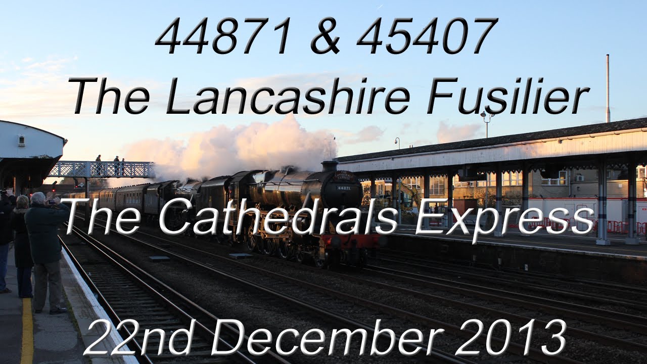 Double-Headed Black Fives on The Cathedrals Express 22/12/2013