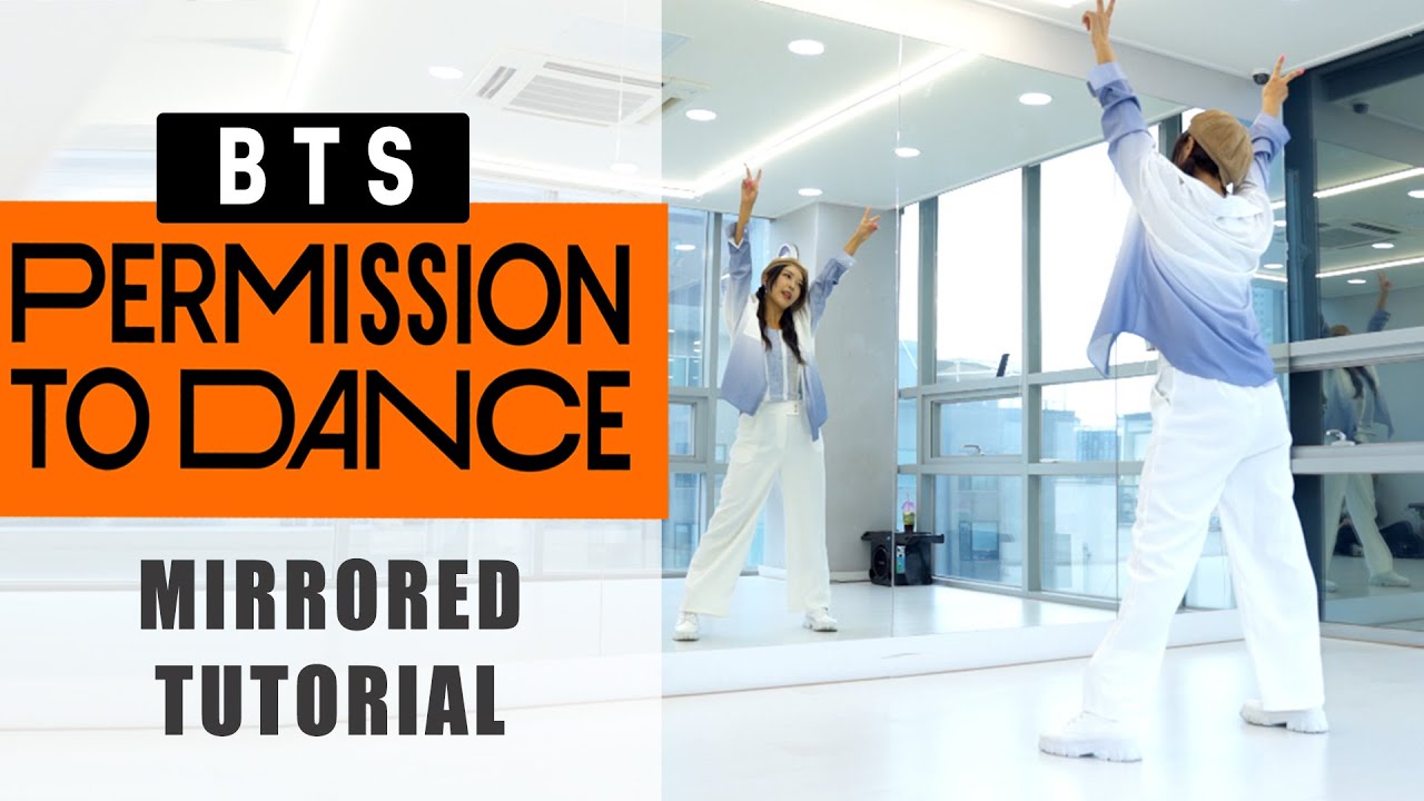 BTS(방탄소년단) - Permission to Dance 안무 배우기 거울모드 tutorial ⎮춤선생simba