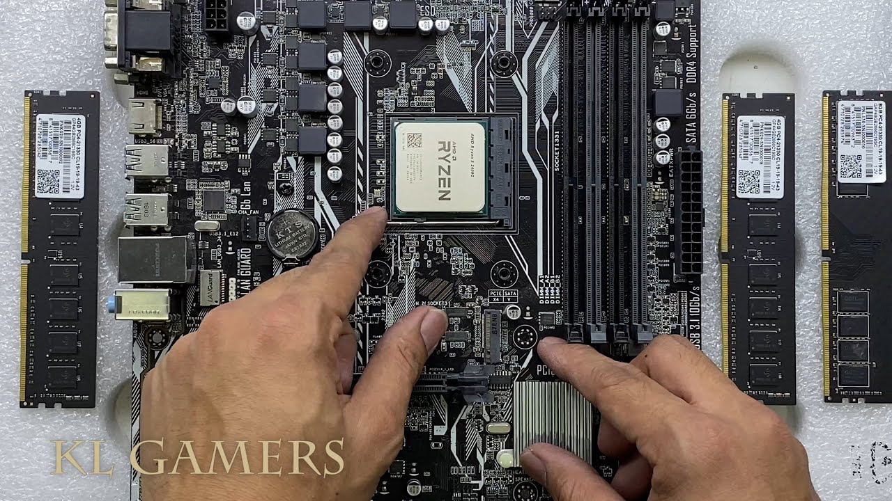 AMD Ryzen 5 2400G ASUS PRIME B350M-A PC Build