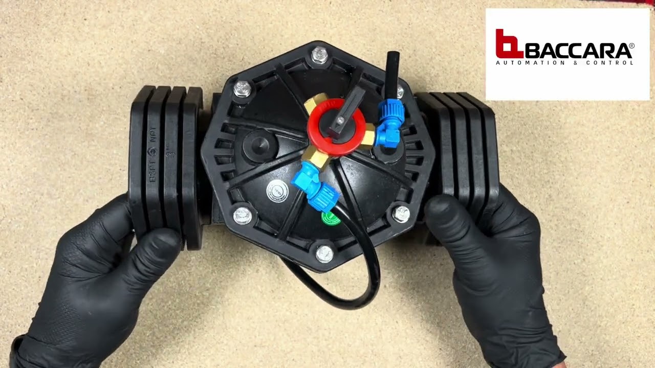 ¿Cómo montar una válvula hidráulica con selector de apertura manual?