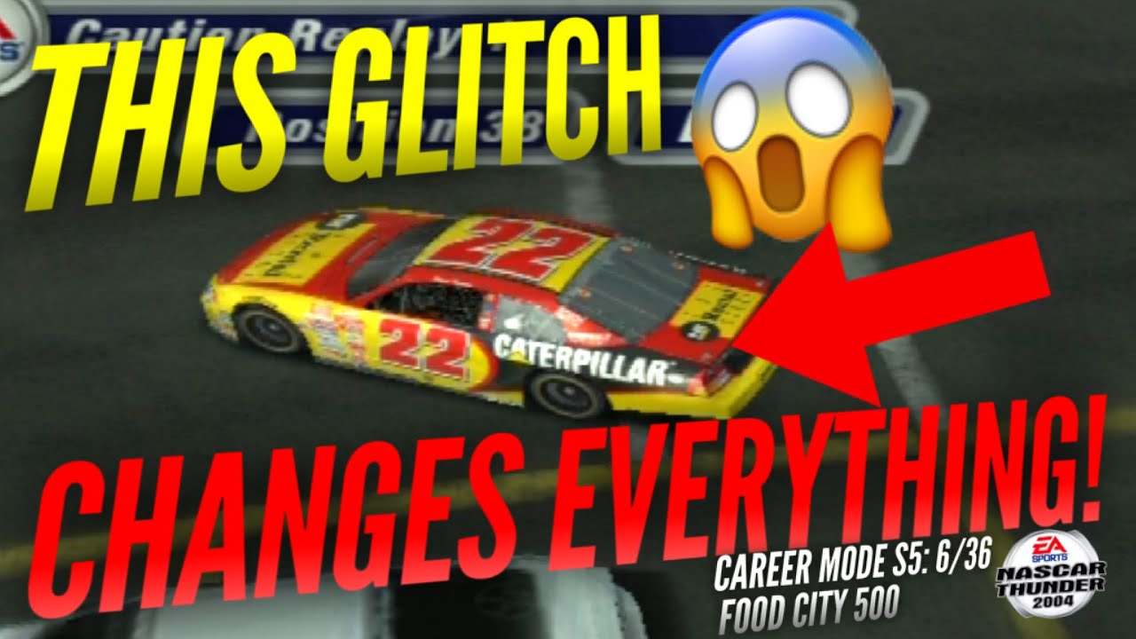(GAME BREAKING GLITCH!!) Nascar Thunder 2004 Career Mode S5: 6/36 Food City 500