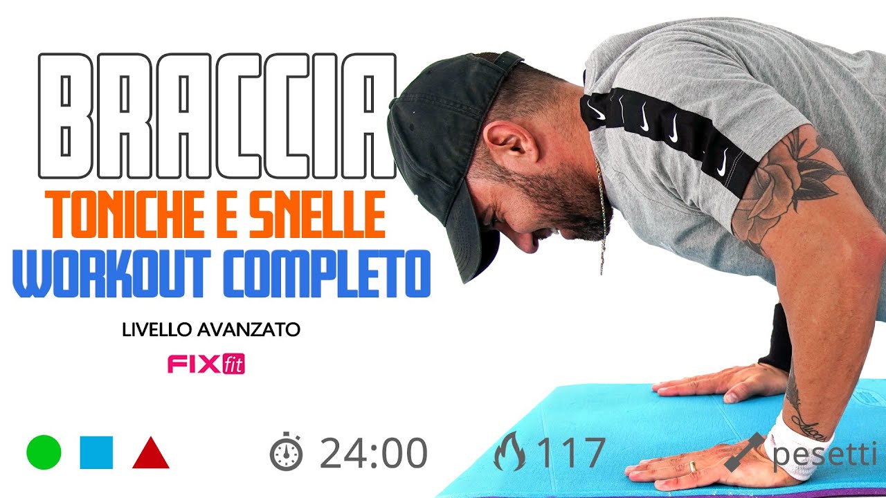 Esercizi Braccia Toniche! Allenamento Completo Braccia, Spalle e Petto