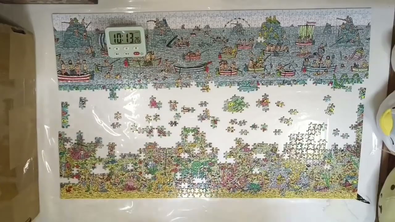 砌puzzle唔睇圖之。。。1️⃣1️⃣3️⃣（Beverly）Where's Wally?~Deep Sea Diver    2000pcs