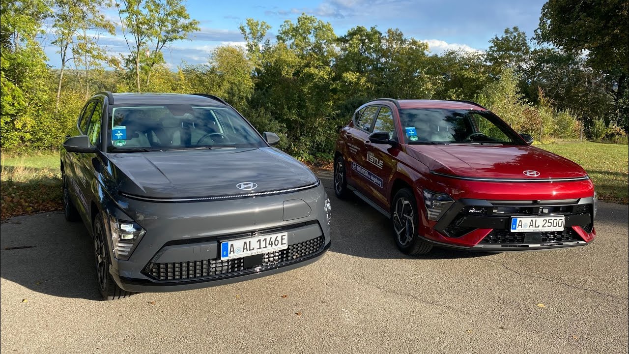 Hyundai Kona Elektro 65,4 kWh (218 PS) vs N Line Hybrid 1.6 GDI (141 PS)