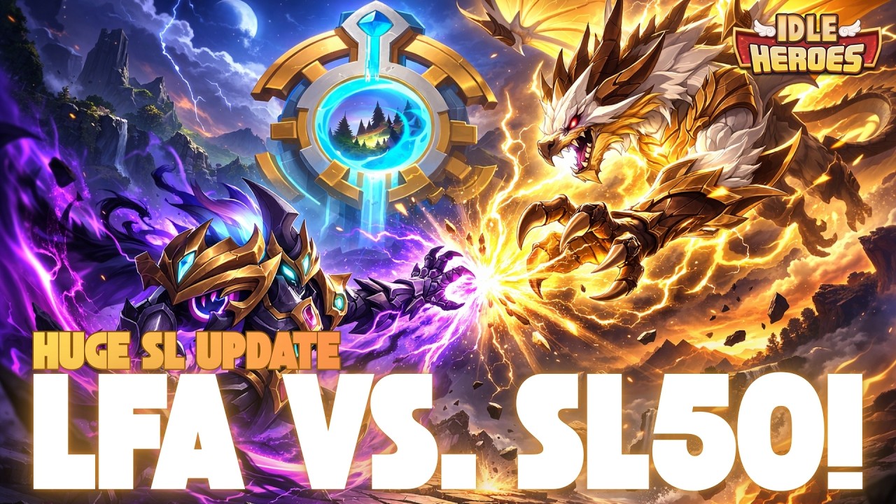 1b Atk LFA vs Dark SL50! It is actually difficult? - Idle Heroes