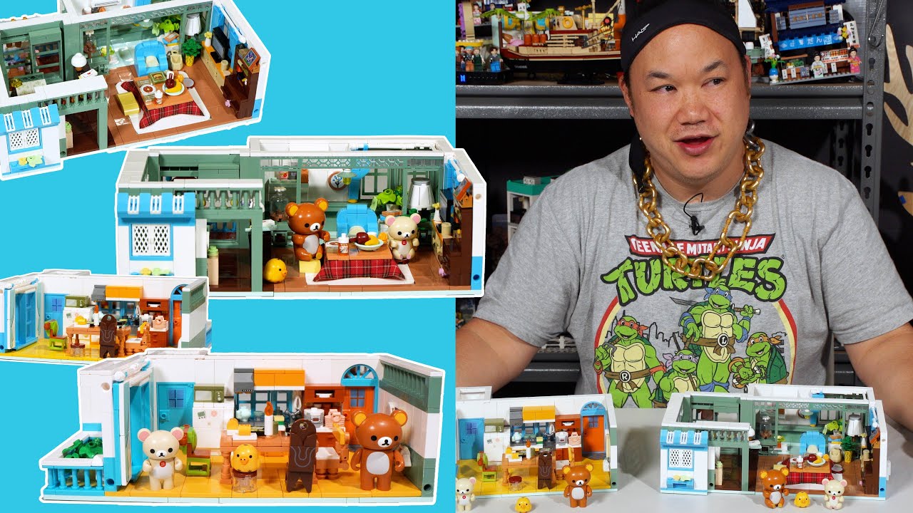 Rilakkuma and Kaoru リラックマ Home Series | An Official Netflix Inbrixx Brick Review 890301 +02