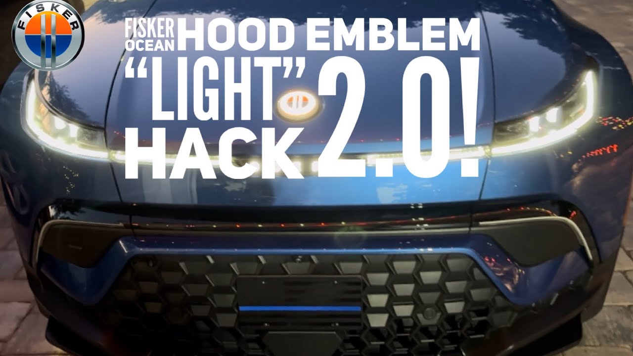 FISKER OCEAN - HOOD EMBLEM LIGHT HACK 2.0