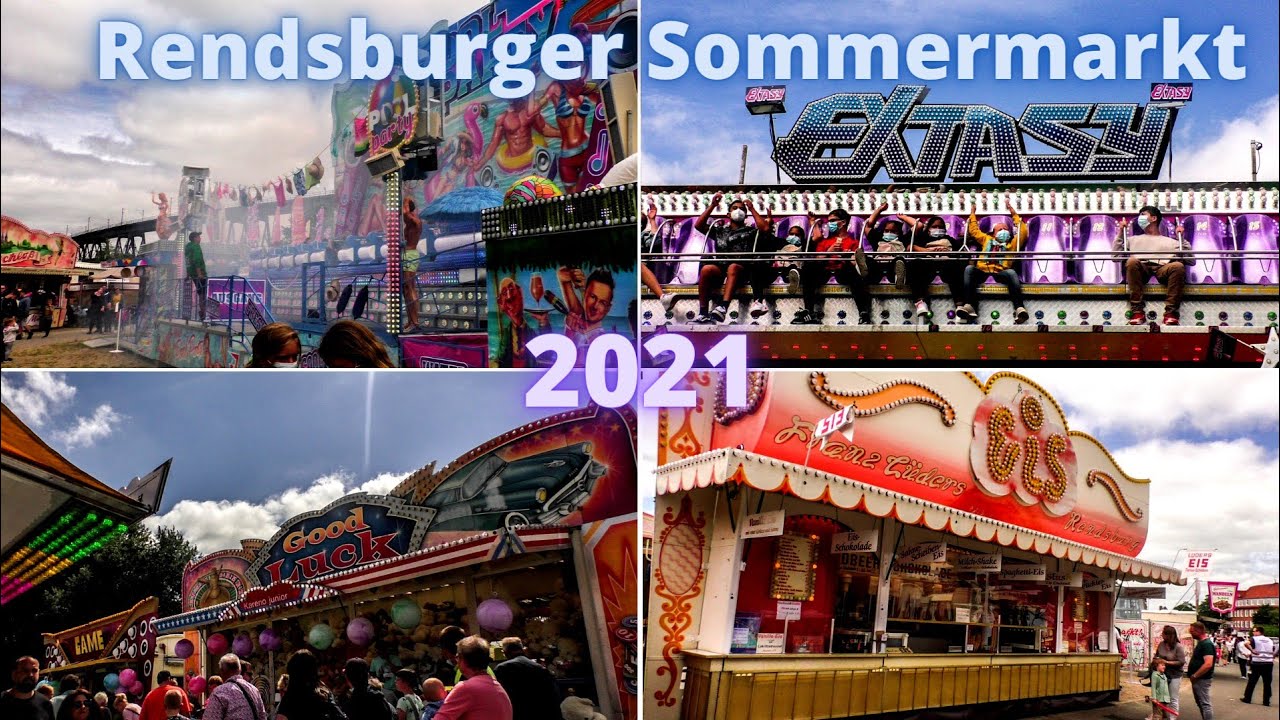 Das erste mal seit langen wieder Jahrmarkt! | Rendsburger Sommermarkt 2021 [Full HD/50p] KevkoFilmt