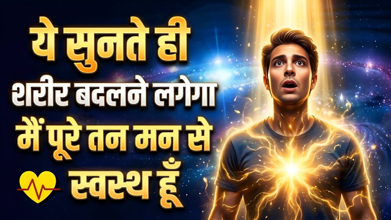 मैं सच में भाग्यशाली हूँ | मैं पूरे तन मन से स्वस्थ हूँ | Affirmations For Health
