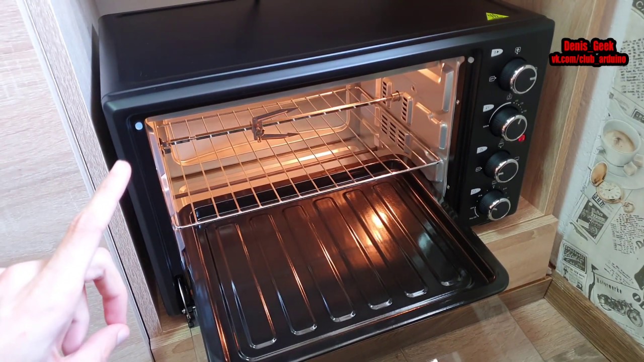 Мини Духовка DEX DTO 300CA  обзор с Rozetka , один из лучших компактных духовых шкафов mp4