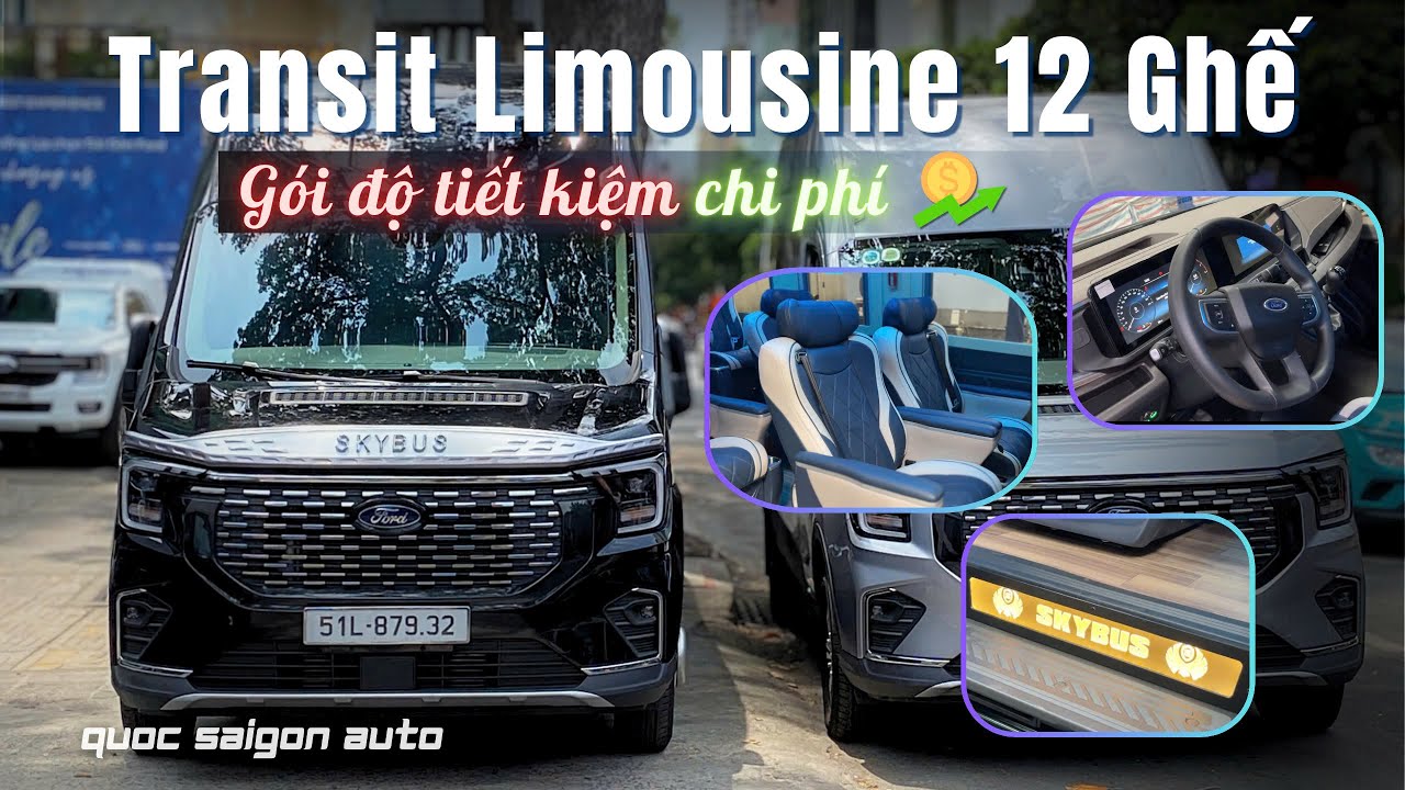REVIEW NHANH | Transit Limousine 12 ghế, bản độ tiết kiệm, phù hợp đại đa số người dùng | QUÁ NGON !