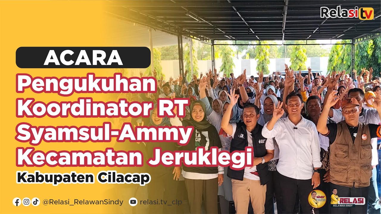 Pengukuhan Koordinator RT Pemenangan Syamsul-Ammy Jeruk Legi | SINDY SYAKIR | RELASI TV