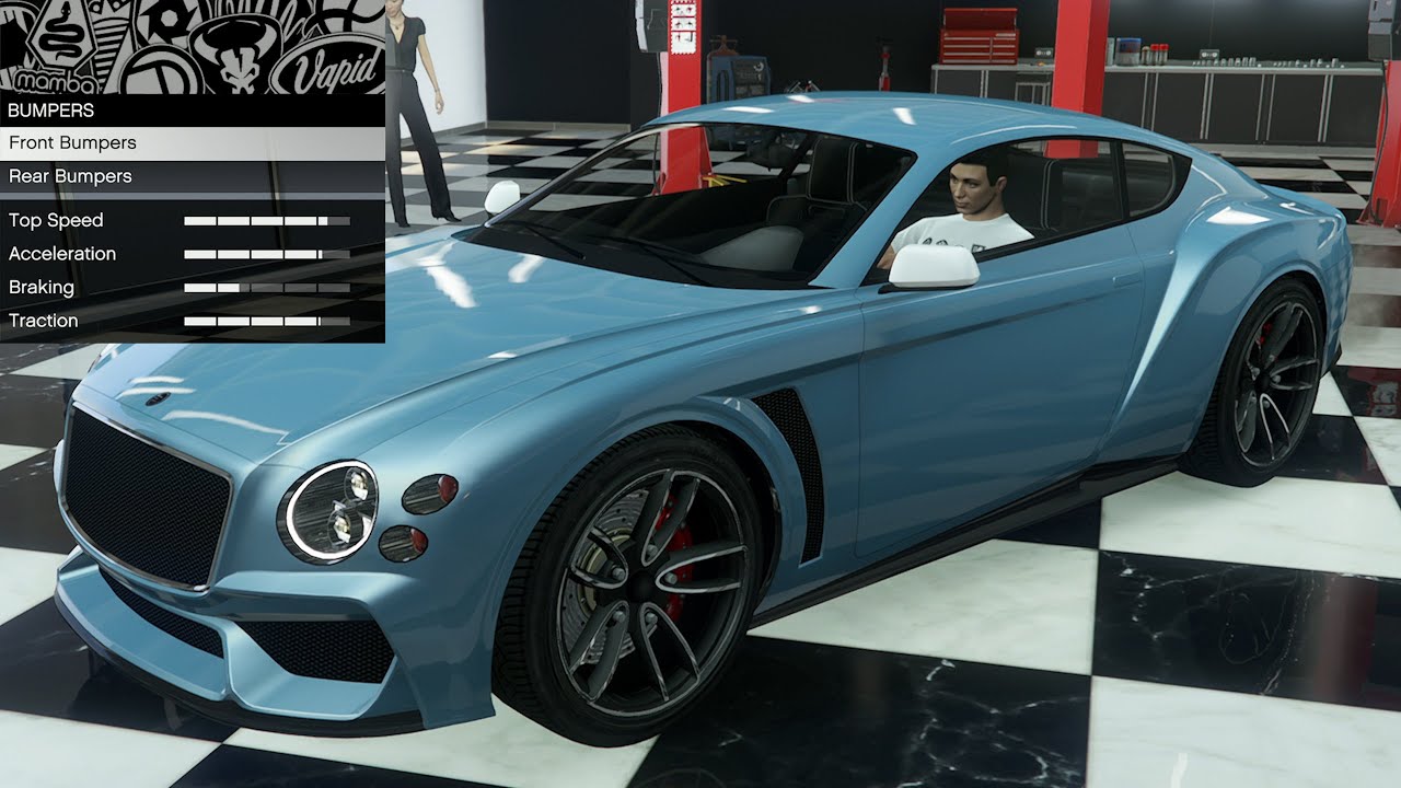 GTA 5 — Кастомизация транспортных средств из прошлых DLC — Enus Paragon R (Bentley Continental GT...