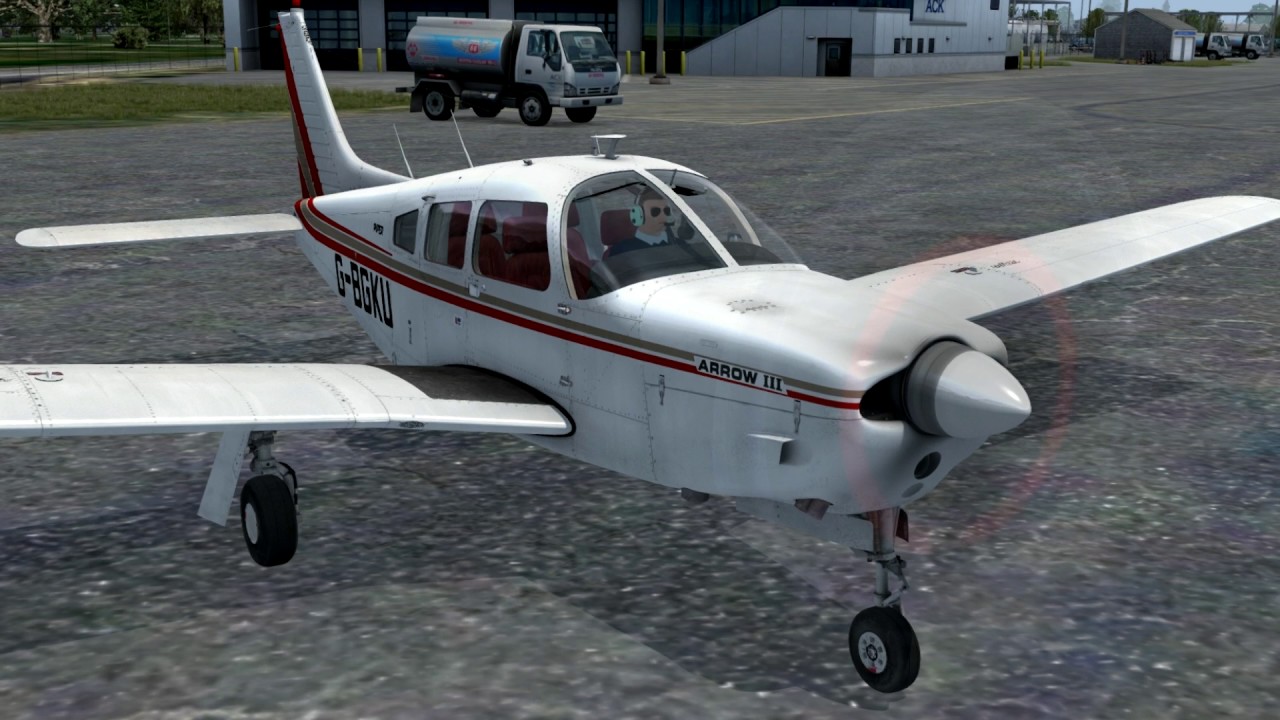 PA-28R Arrow III from Just Flight - Start Up procedure