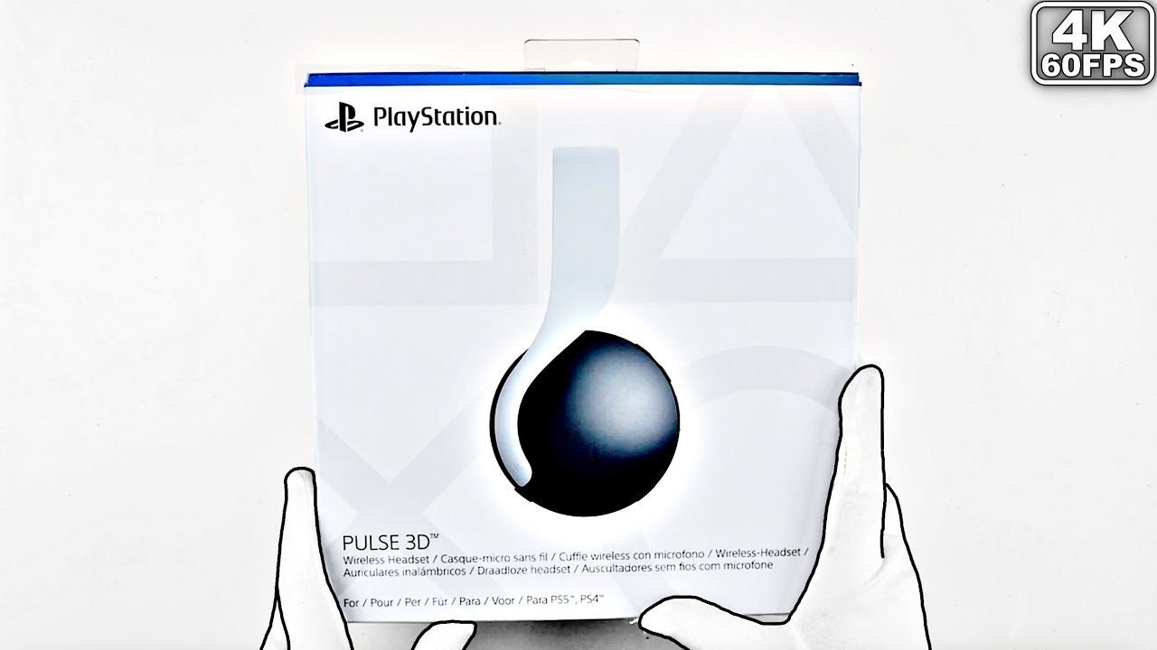Sony PULSE 3D Gaming Headset Unboxing