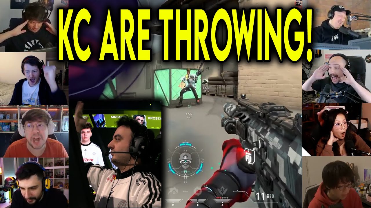 Valorant Streamers Reacts To FUT MrFaliN 1v2 CLUTCH Against Karmine Corp In VCT