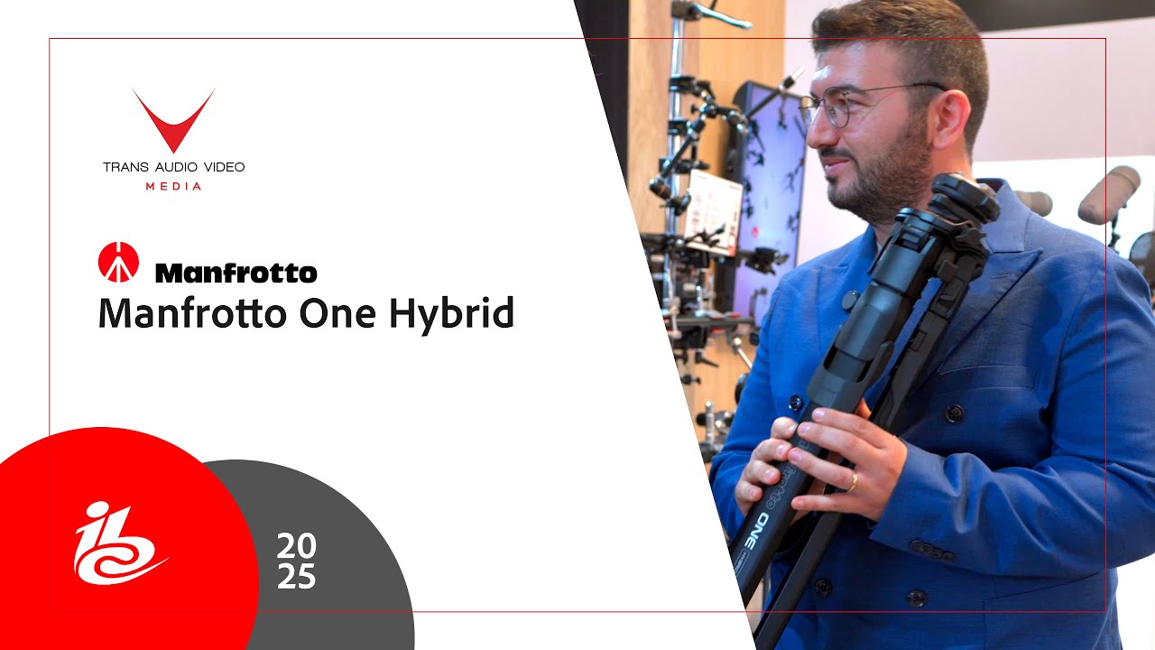 IBC2025 - Treppiede in Alluminio Manfrotto ONE Hybrid