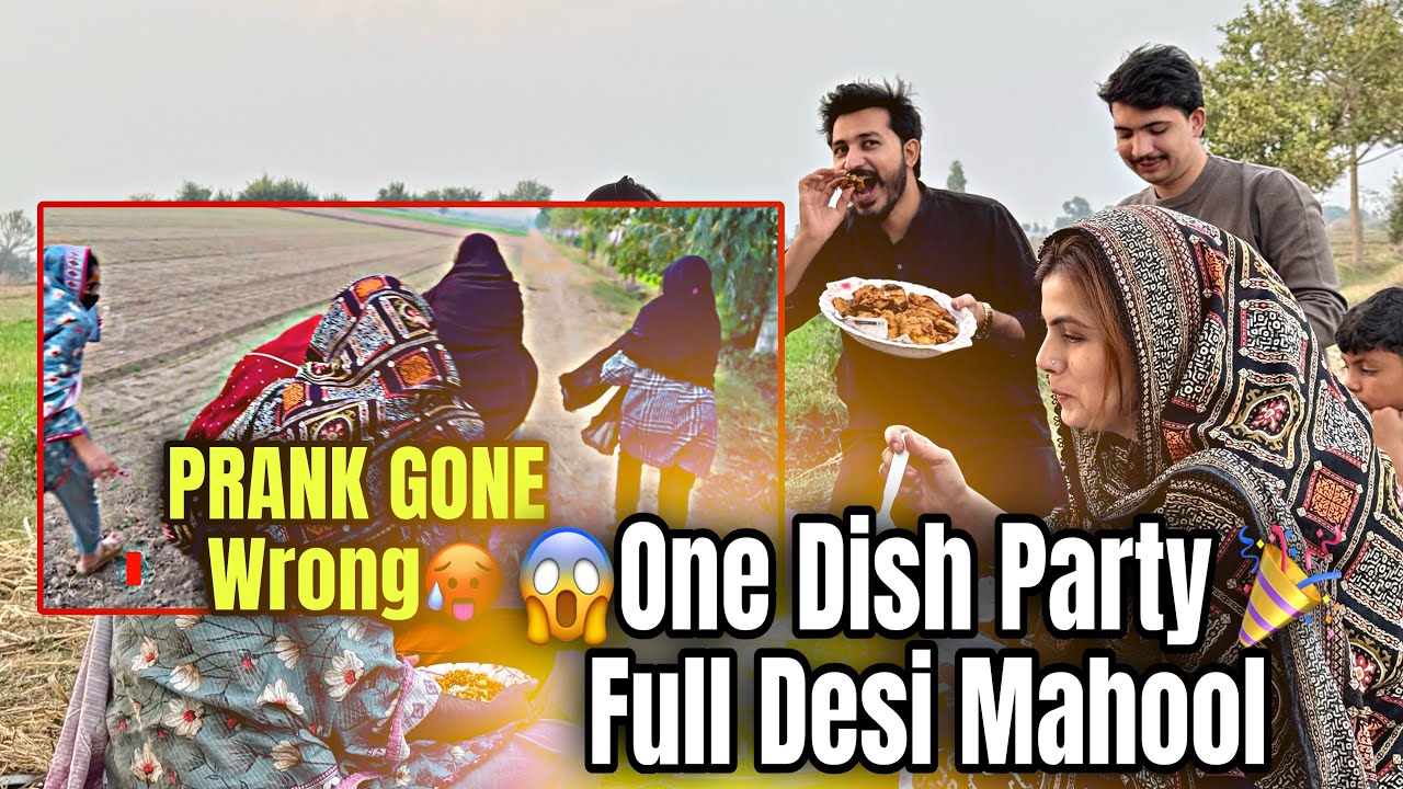 Family OneDish Party Mein Unexpected Prank | Full Desi Mahool | ijazshahvlogofficial