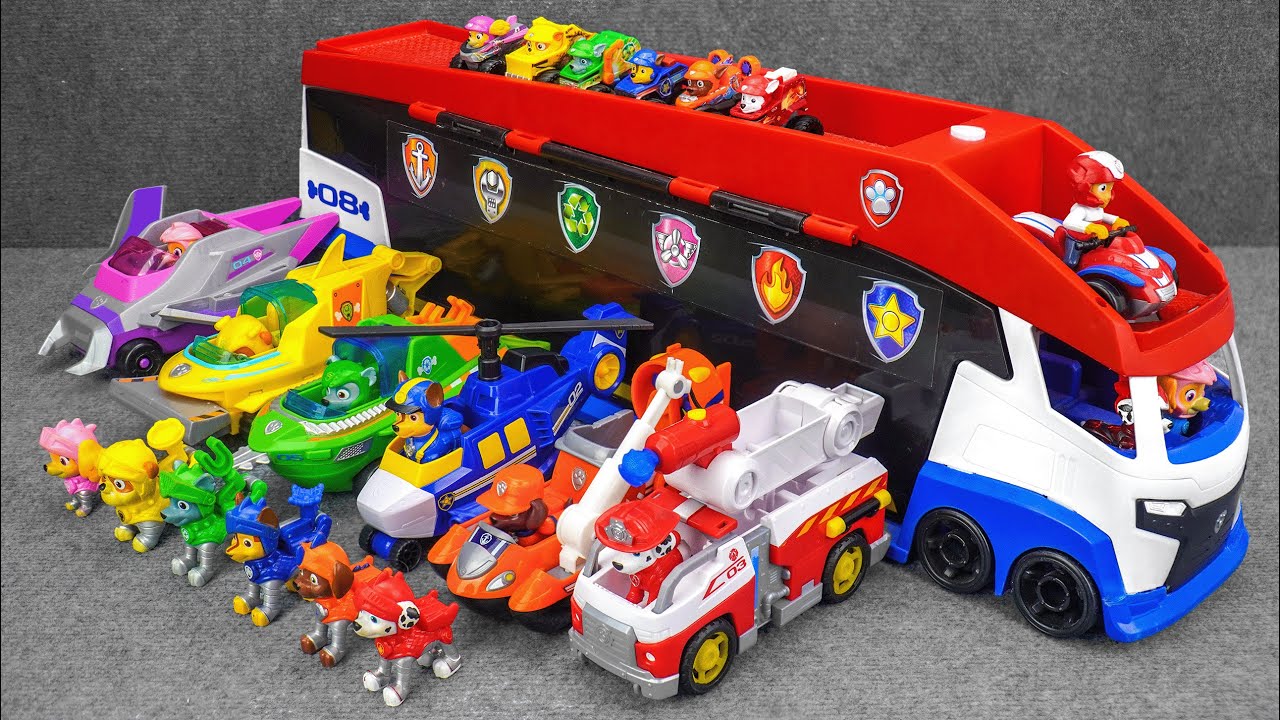 Paw Patrol MEGA Fleet Unboxing! 🐾🚓 Which Truck Is The Coolest? | Paw Patrol Unboxing ASMR 