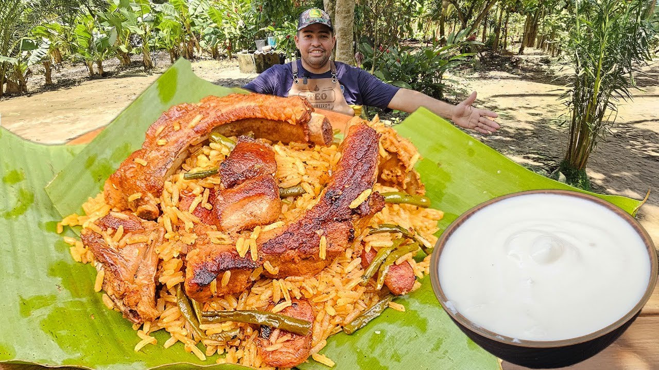 ❤Cómo hacer PAELLA - Receta de PAELLA de la tierra COSTEÑA ✅