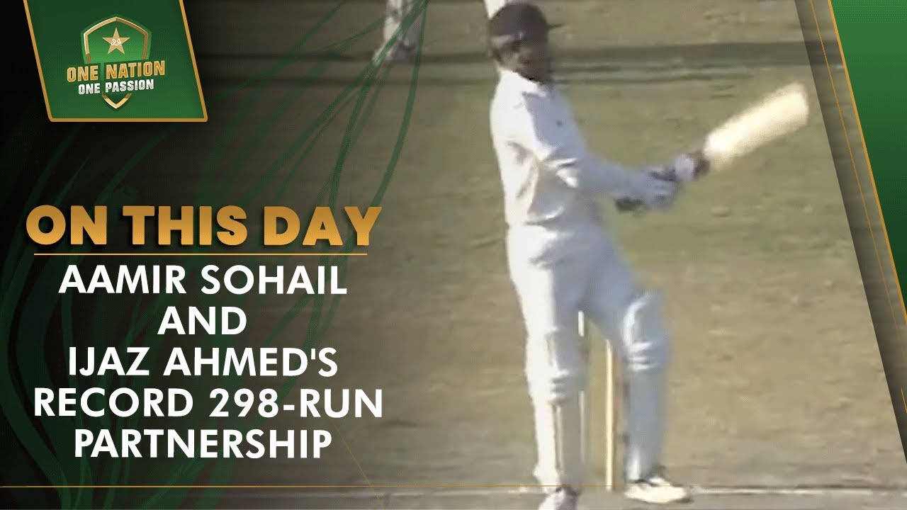 Aamir Sohail and Ijaz Ahmed's Record 298-Run Partnership Against West Indies | Karachi, 1997 | PCB