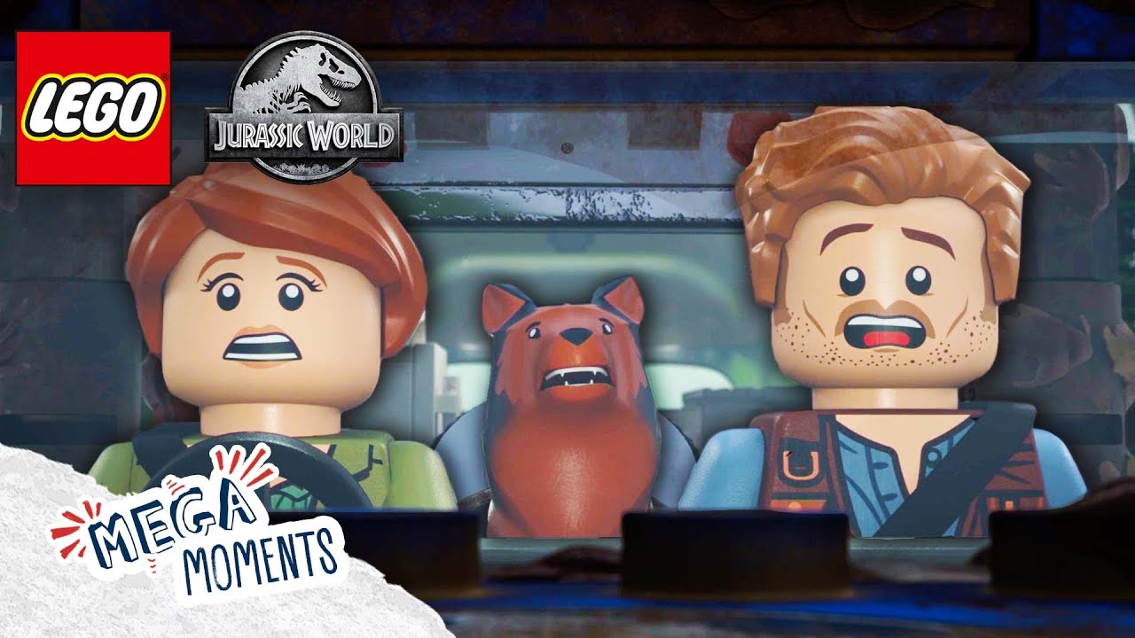 Dinosaur Stampede 🦖 | LEGO Jurassic World: Legend of Isla Nublar | Mega Moments