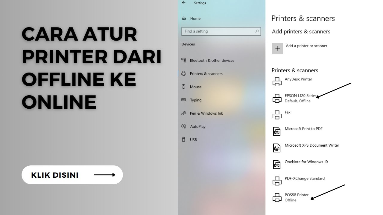 printer offline padahal sudah nyala