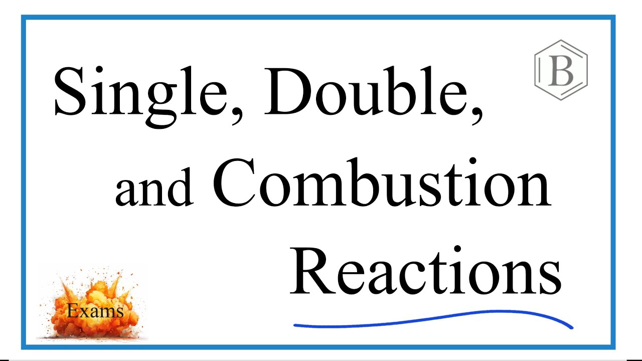 Single, Double Replacement, and Combustion Reactions