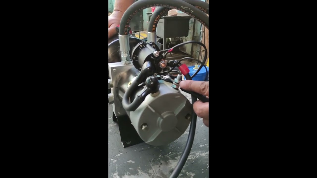 CONEXION DE CENTRAL HIDRAULICA 24V CON MANDO BOTONERA