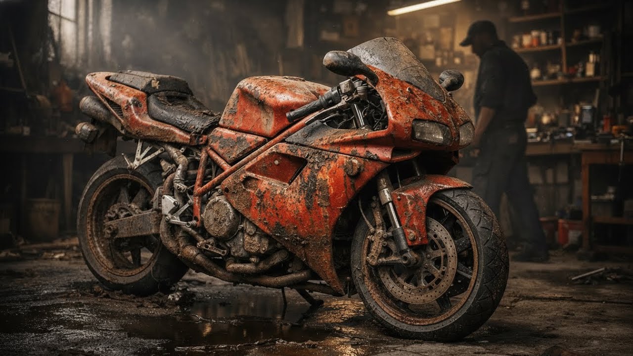 I Restored a Completely Rusted Ducati 916 (1994) | Extreme ASMR Motorcycle Rebuild